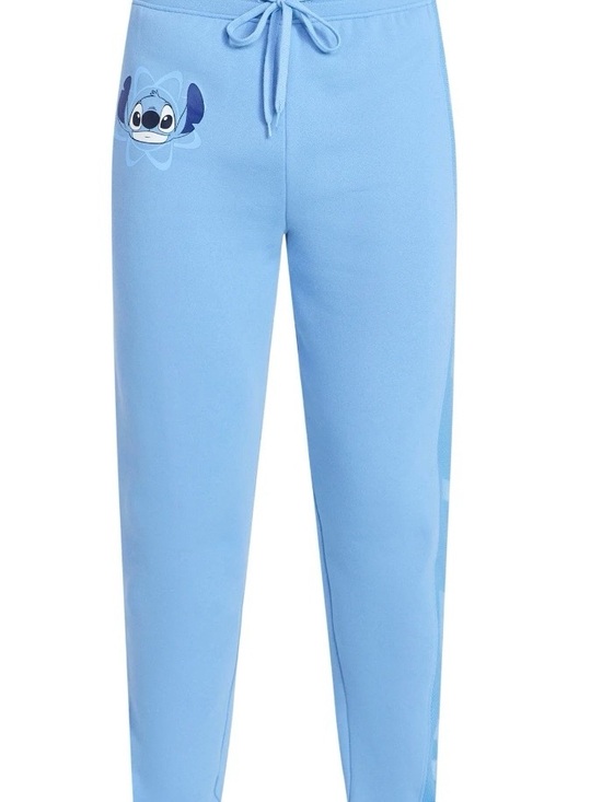 Other - Light Blue Men’s Casual Drawstring Sweatpants with Stitch Character
